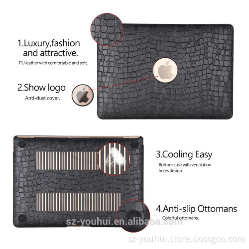 Hot selling Quality Corcodile Pattern sleeve for Macbook Retina